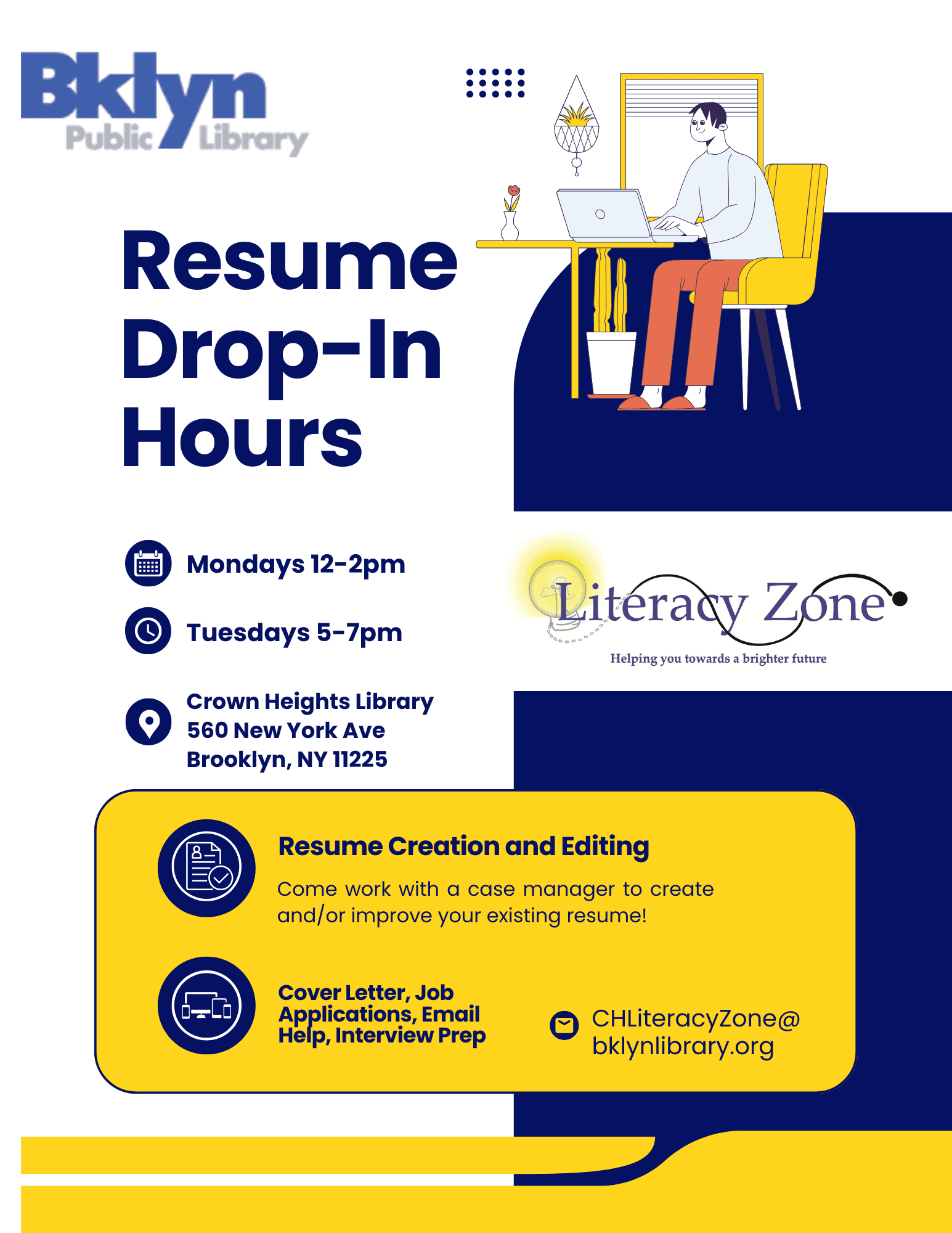 Drop-In Resume Hours