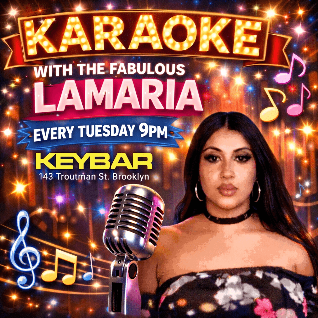 KARAOKE TUESDAY WITH THE FABULOUS LAMARIA, 2-FOR-1 DRINKS ALL NIGHT