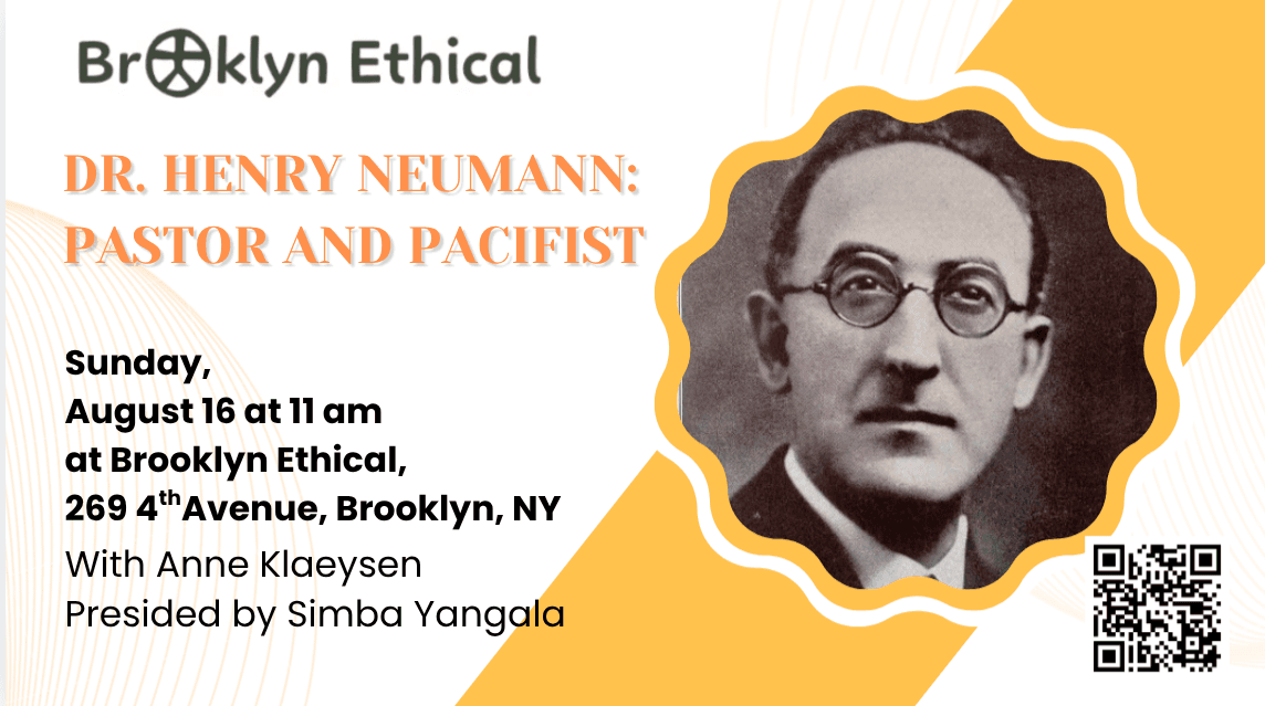 Dr. Henry Neumann: Pastor and Pacifist