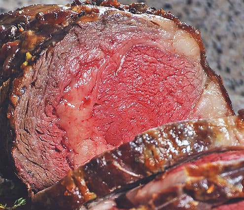 CHARRED NY STRIP STEAK DINNER